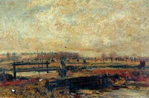 De Rivier Colne bij Rickmansworth door John William Buxton Knight