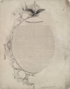 Tekening bij de Grondwet van de Verenigde Staten