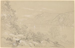Noord van Storm King door John William Casilear