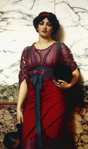 Een Griekse idylle, 1907 door John William Godward