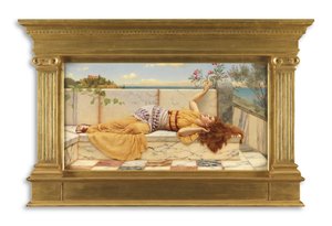 Een Gelukkige Ontwaking, 1903 door John William Godward