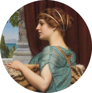 Een Pompejaanse dame door John William Godward