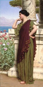 Tedere Gedachten, 1917 door John William Godward