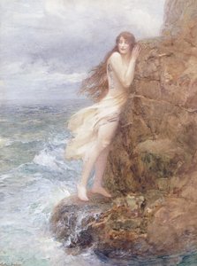 Het opwinden van de streng door John William Godward