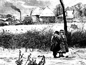 Winter, jaren 1860 door John William North