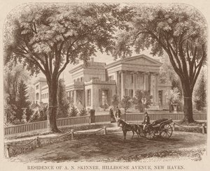 Residentie van A.N. Skinner, Hillhouse Avenue, New Haven door John William Orr