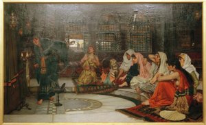 Het raadplegen van het orakel door John William Waterhouse