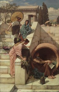 Diogenes, 1882 door John William Waterhouse