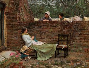 Roddelen, c. 1885 door John William Waterhouse