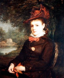 Portret van een Jonge Dame