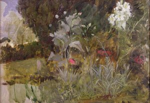 Studie van Bloemen en Bladeren, voor 