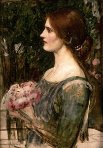 Het Boeket, ca. 1908 door John William Waterhouse