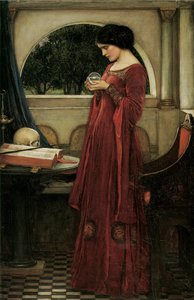 De Kristallen Bol door John William Waterhouse