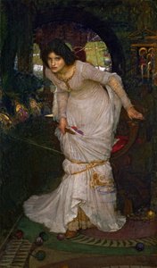 De dame van Shalott door John William Waterhouse