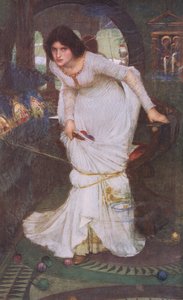 De Dame van Shalott, uit Bibbys Jaarboek, 1916-1917