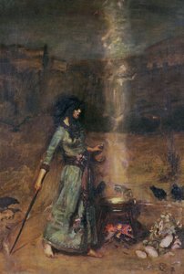 De magische cirkel door John William Waterhouse