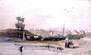 Alnmouth, Northumberland door John Wilson Carmichael