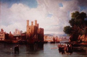 Caernarvon Castle door John Wilson Carmichael