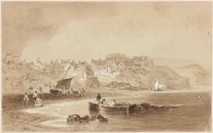 Robin Hoods Bay door John Wilson Carmichael