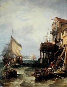 Het douanehuis door John Wilson Carmichael