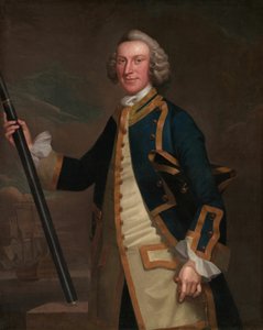 Portret van een marineofficier