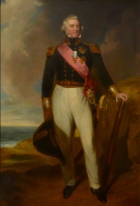 Admiraal Sir Philip Durham door John Wood