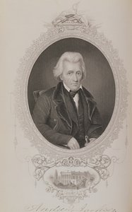 Andrew Jackson, uit De Geschiedenis van de Verenigde Staten, Vol. II, door Charles Mackay, gegraveerd door W.J. Edwards
