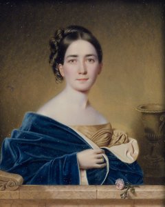 Mevrouw John Wood Dodge Mary Louise Dodge, 1836 door John Wood Dodge
