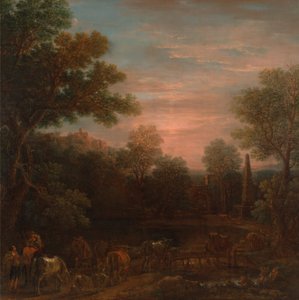 Klassiek landschap: Avond