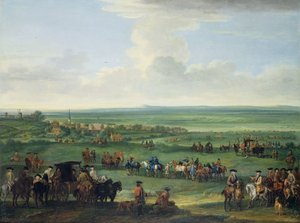 George I (1660-1727) in Newmarket, 4 of 5 oktober 1717
