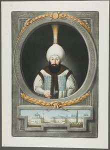 Abdul Hamid Khan, uit Portretten van de keizers van Turkije door John Young