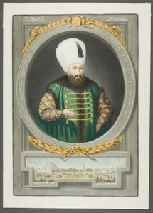 Achmet Kahn I, uit Portretten van de Keizers van Turkije door John Young