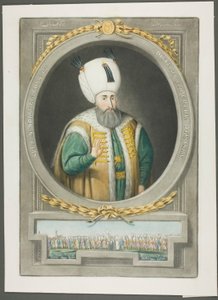 Soliman Kahn I, uit Portretten van de keizers van Turkije door John Young