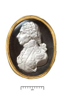 Admiraal Lord Nelson gouden ring, ca. 1820 (goud & sulfide) door John after De Vaere