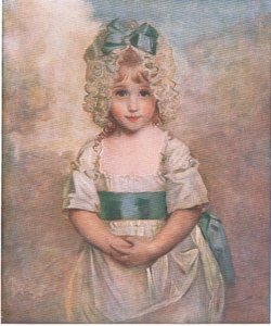 Charlotte Augusta Papendier op vijfjarige leeftijd, Bibbys Annual, 1916-17 door John after Hoppner