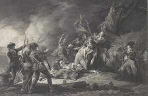 De Dood van Generaal Montgomery, In de Aanval op Quebec, december 1775, 1798