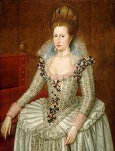 Anna van Denemarken door John de (attr.to) Critz