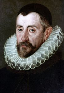 Sir Francis Walsingham (ca.1532-1590), Engelse politicus (schilderij door J.de Critz). Londen National Portrait Gallery