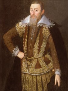 William Parker, 4e Baron Monteagle en 11e Baron Morley (1575-1622) door John de Critz