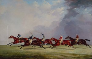De Finish voor de Ascot Cup