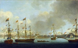 De lancering van HMS 
