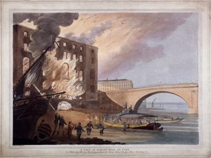 Albion Place, Southwark, Londen, 1791 door John william Edy