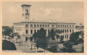Telegraafkantoor, Calcutta, ca. 1900