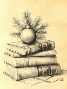 Vintage kerstboeken door Jolly and Dash
