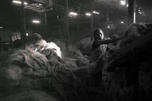Jutefabriek, Kolkata, India, 2017 (foto) door Jon Nicholson