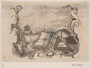 Vignet "Juridisch Collegium" door Jonas Haas