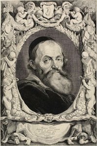 Portret van Hendrik Goltzius door Jonas Suyderhoef