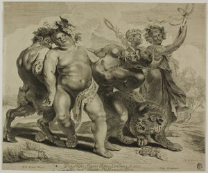 Triomf van Bacchus door Jonas Suyderhoef