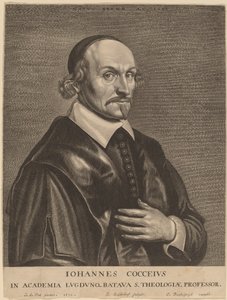 Johannes Cocceius door Jonas Suyderhoff after Jan de Vos