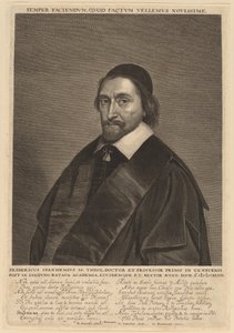 Frederick Spanheim door Jonas Suyderhoff after Pieter Dubordieu